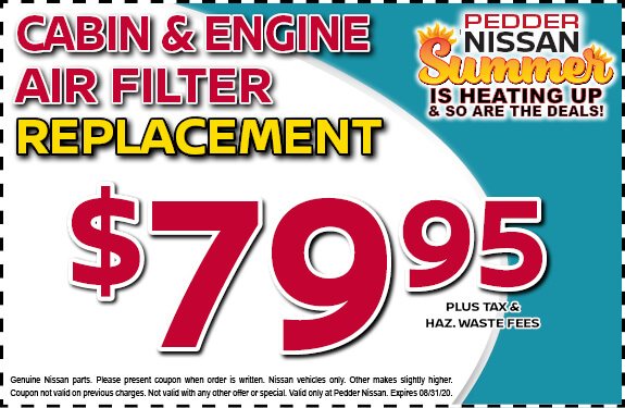 Cabin & Engine Air Filter Replacement