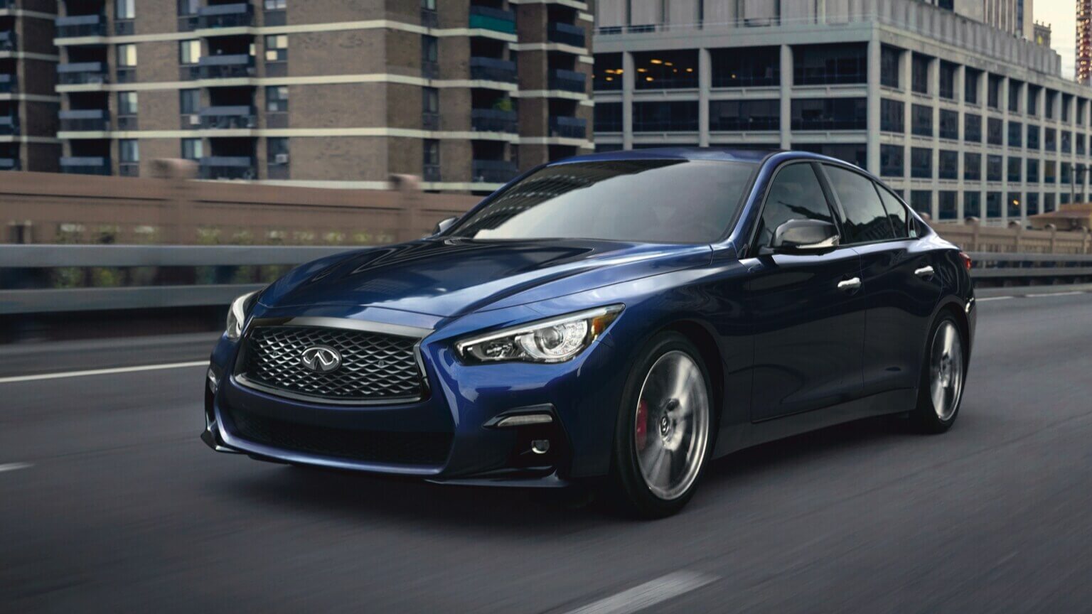 2021 Infiniti Q50 with available black r-code roof