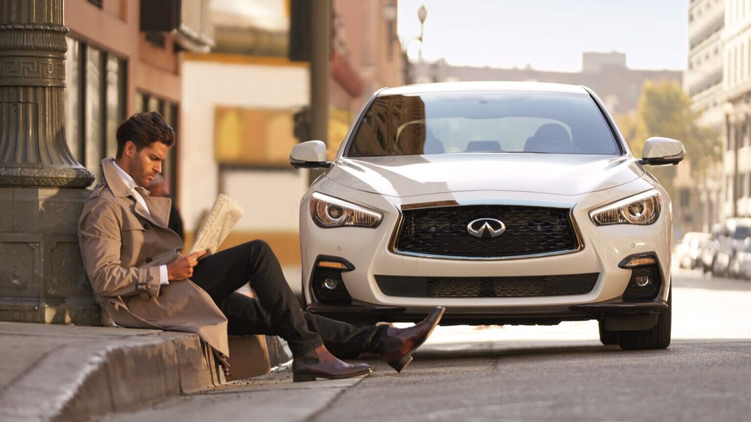 2021 Infiniti Q50 with refreshed styling and color pallette