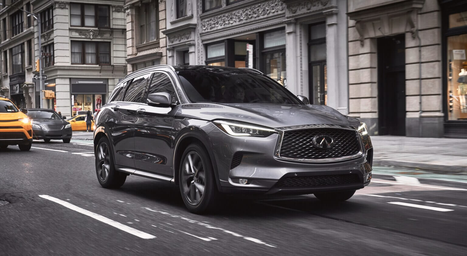 2021 Infiniti Qx50 with muscular lines