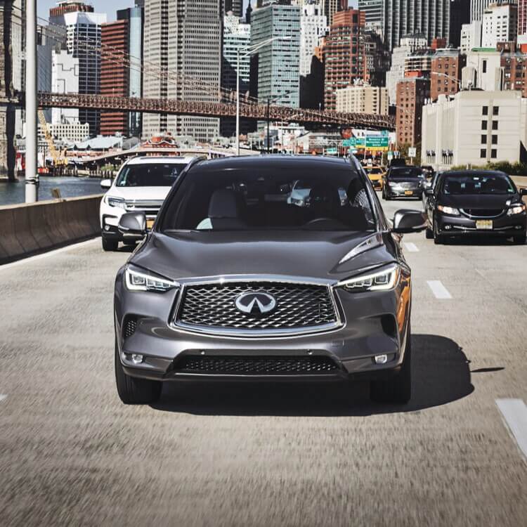 2021 Infiniti Qx50 with radar and cameras