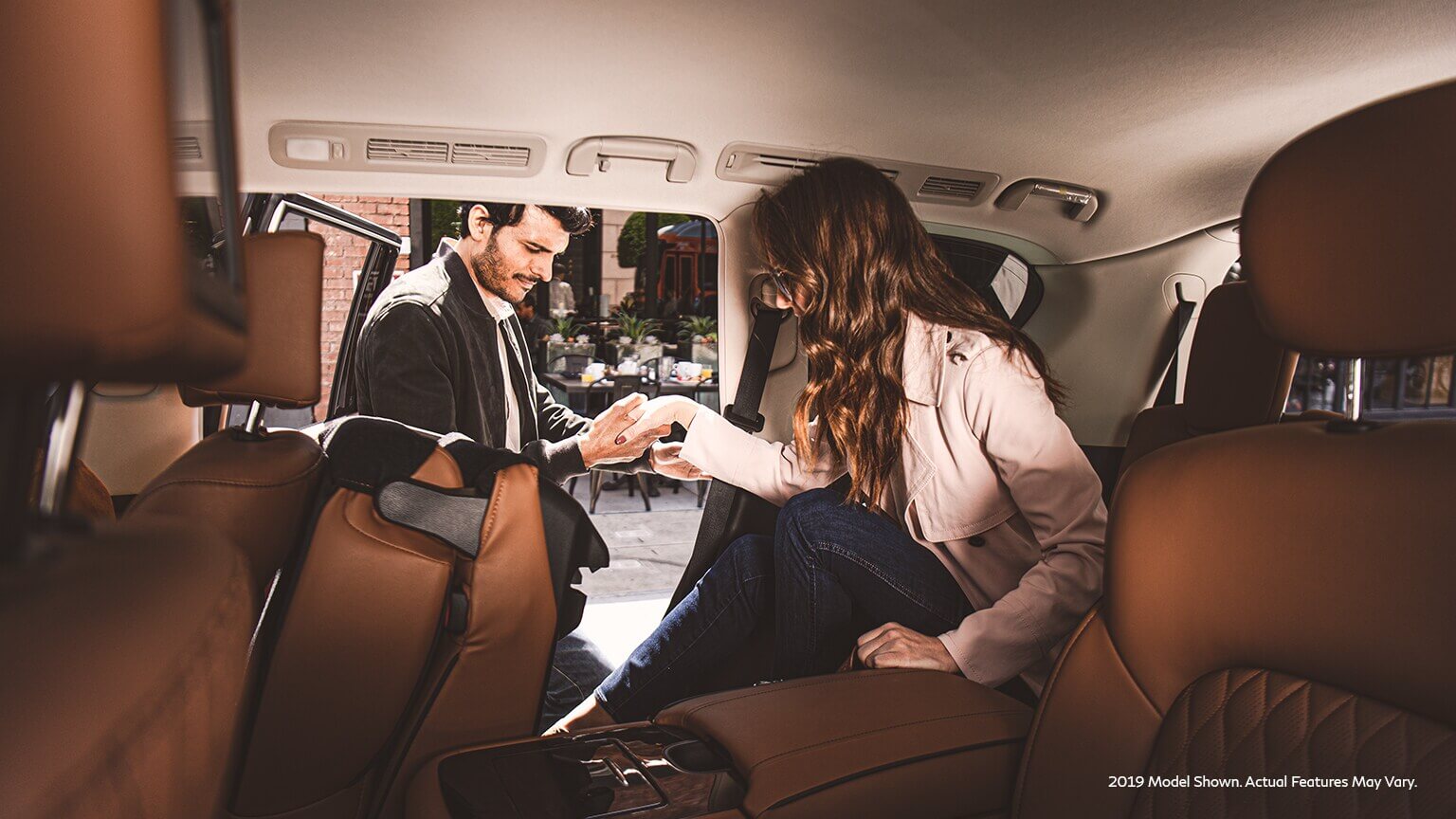 2021 Infiniti Qx80 with easy access second row