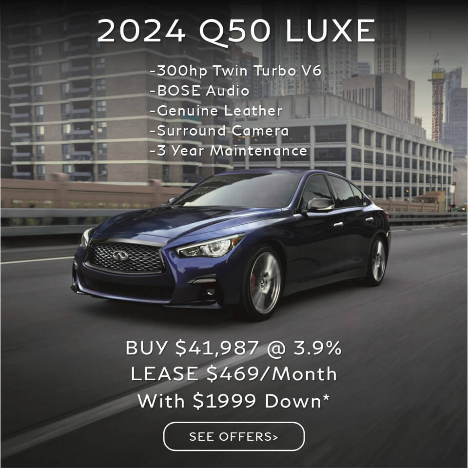 Infiniti Q50 Special Lease and Purchase Deal July 2024