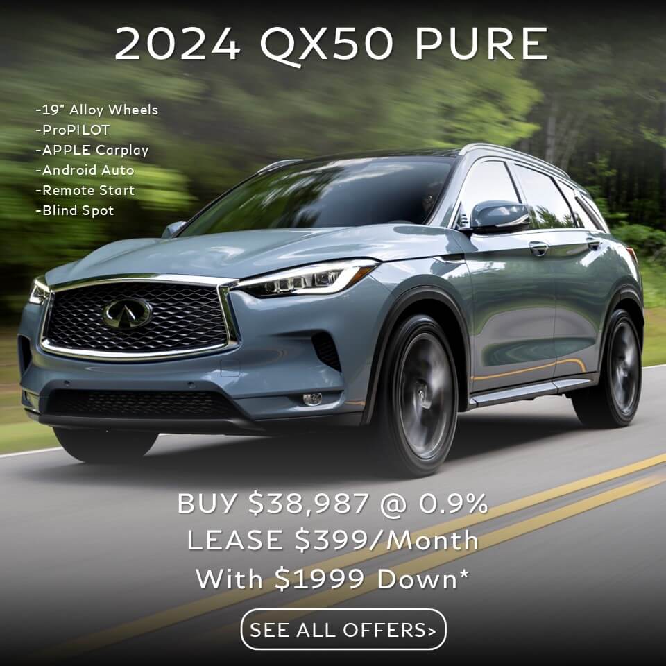 Infiniti QX50 Special Lease and Purchase Deal