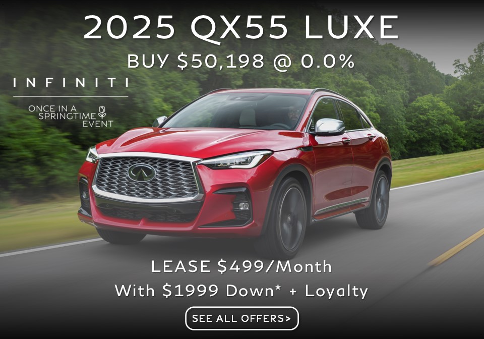 QX55 OFFER 2025 Infiniti QX55 Special Lease and Purchase Deal Offer with Financing