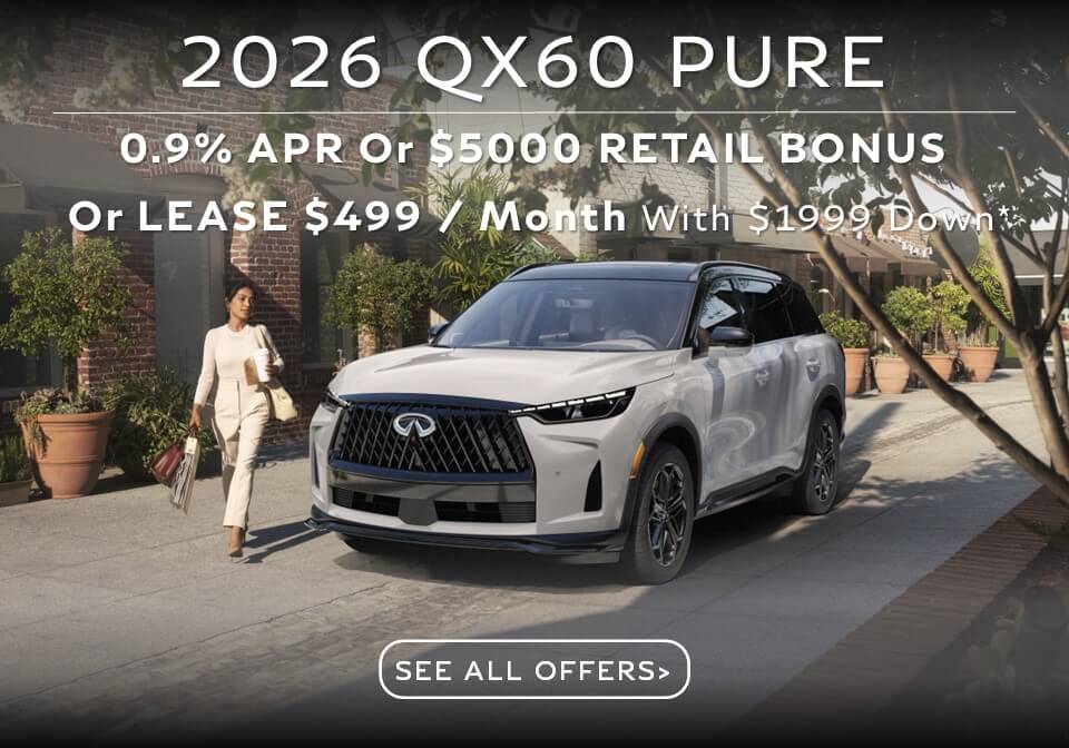 Infiniti QX60 Special Lease and Special APR Finance Purchase Deal Offer