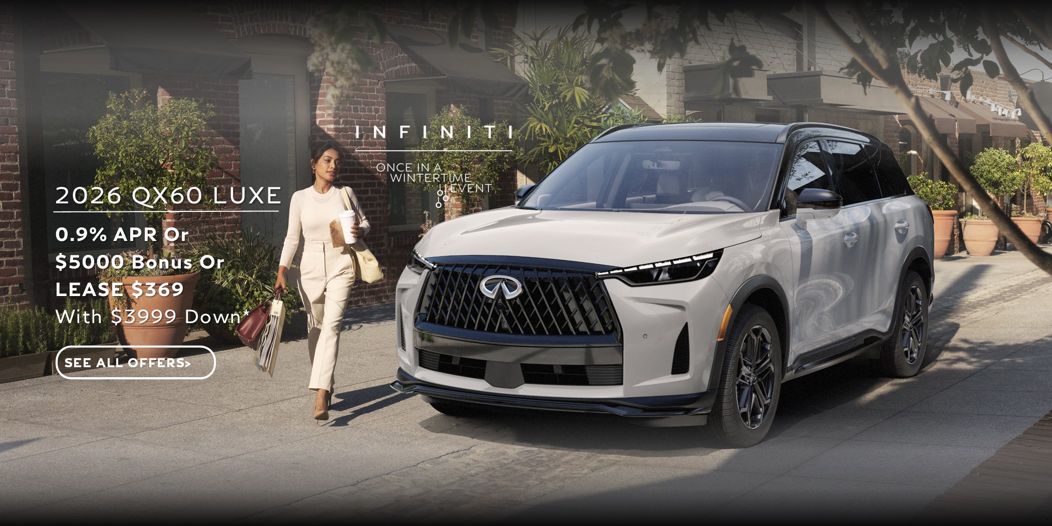Infiniti QX60 Special Lease and Purchase APR Offer