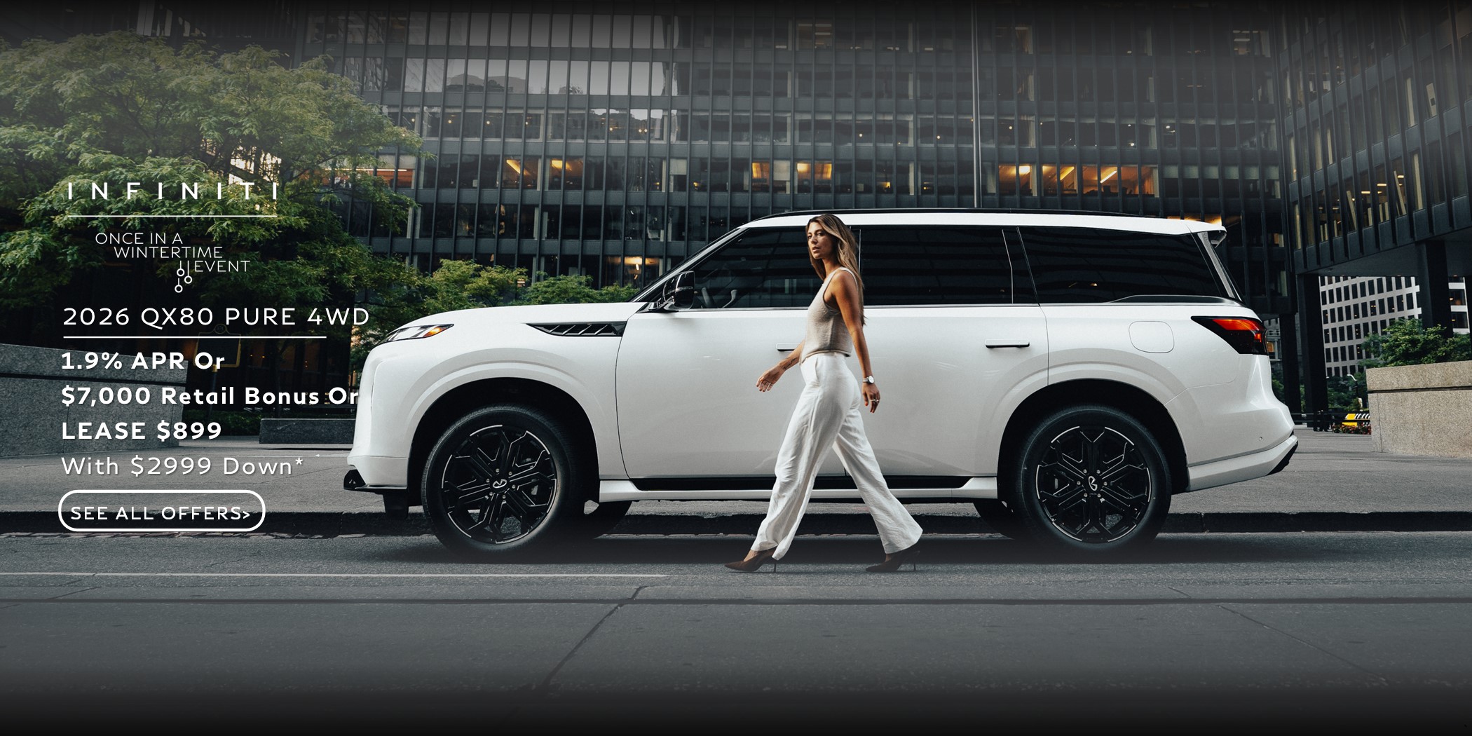 Infiniti QX80 Special Lease and Purchase APR Finance Deal