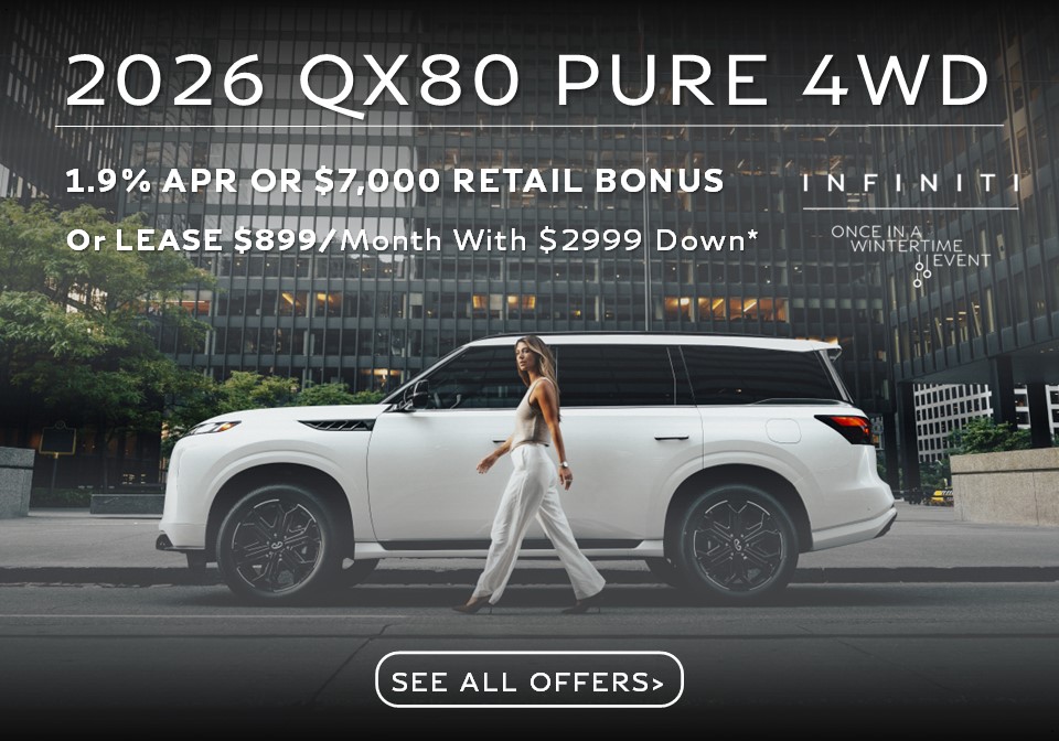 Infiniti QX80 Special Lease and Purchase APR Finance Deal