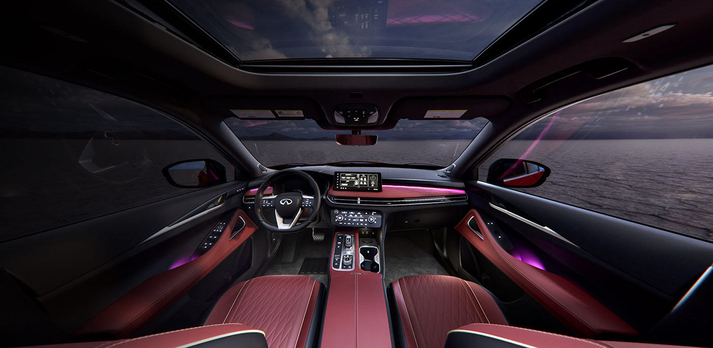Upcoming INFINITI QX65 dash