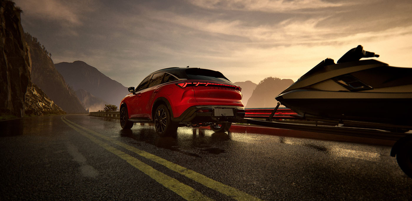 Upcoming INFINITI QX65 towing