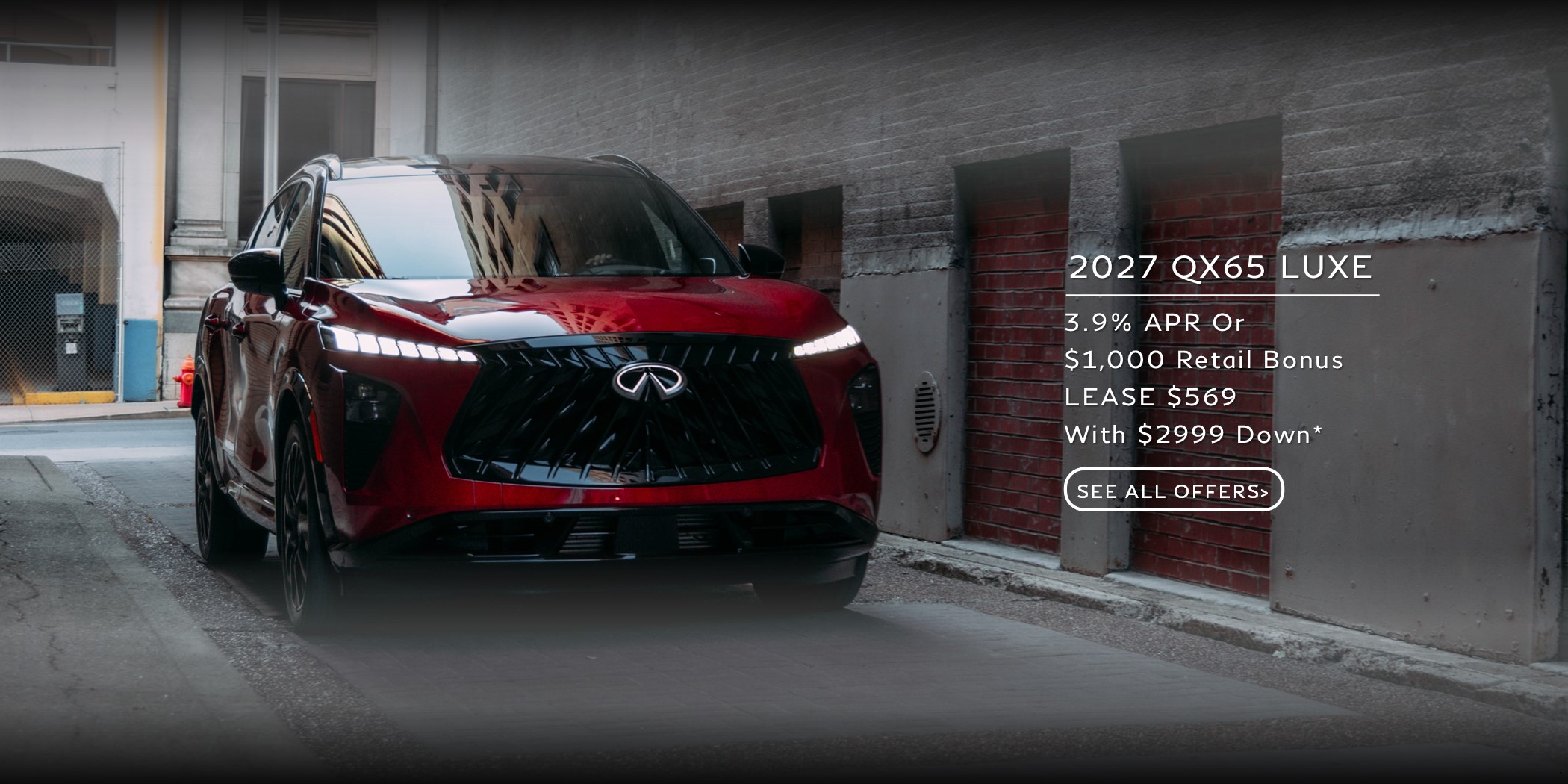 2027 Infiniti QX65 Special Lease and APR Finance Deal Offer