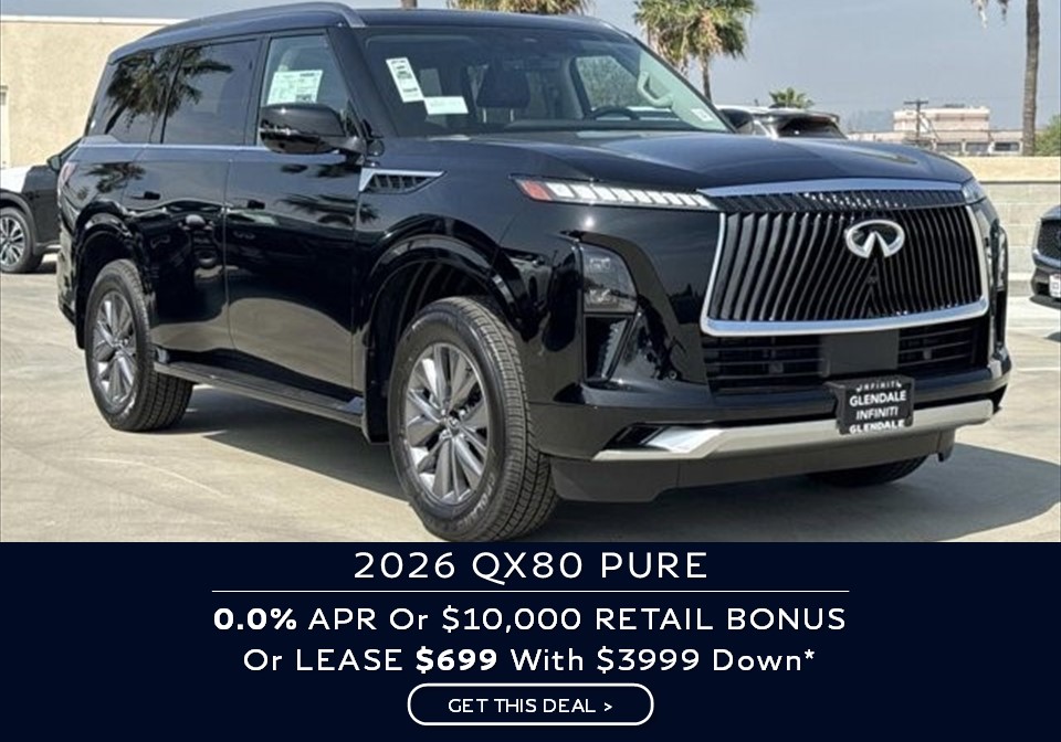 INFINITI QX80 Special Lease and APR Finance Purchase Deal Offer