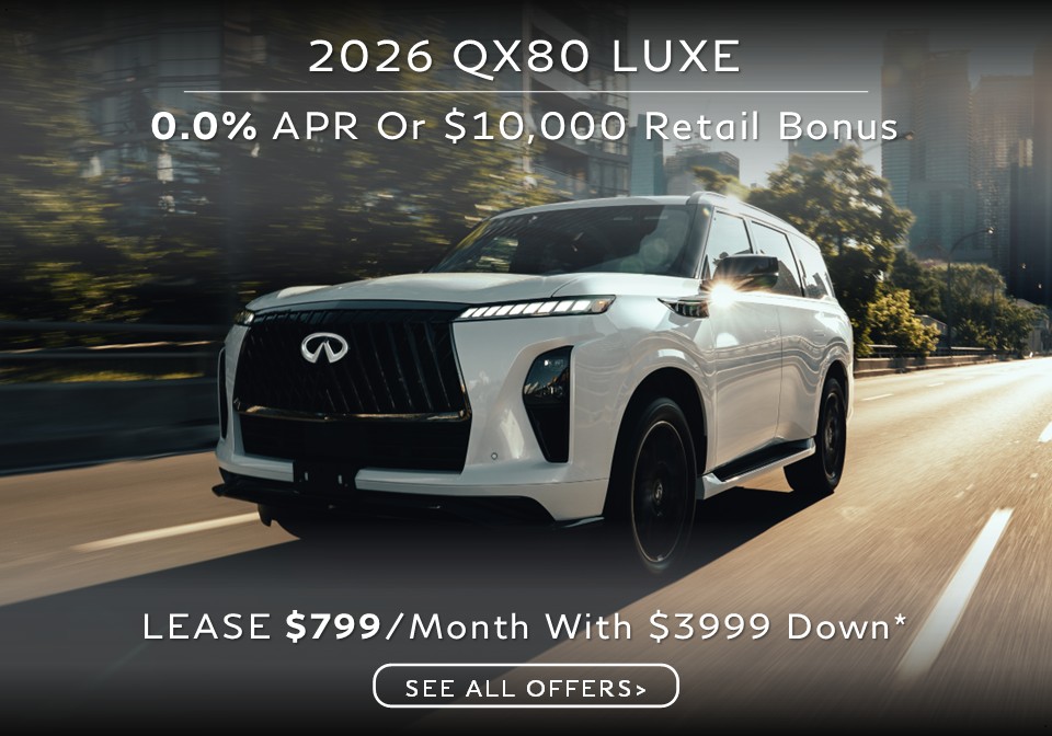 INFINITI QX80 INFINITI QX80 Special Lease and APR FInance Deal