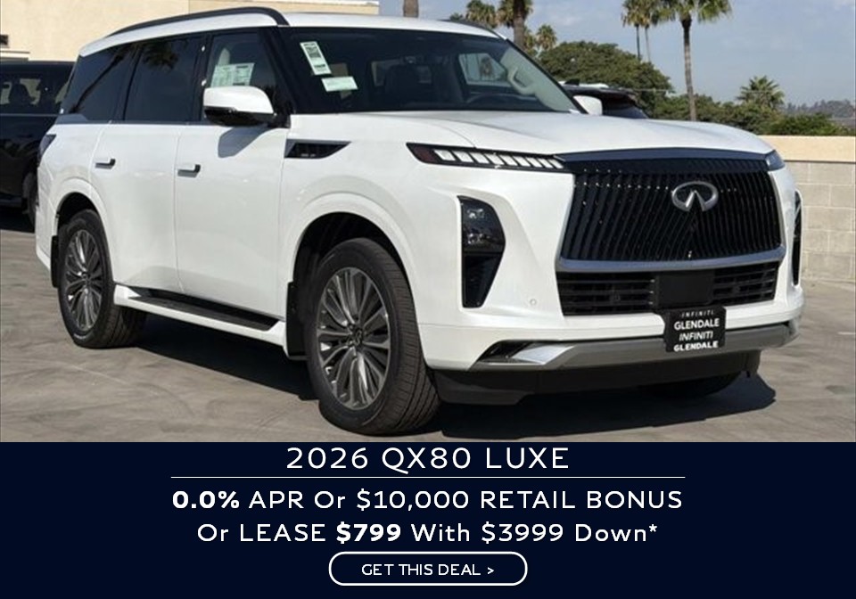 INFINITI QX80 INFINITI QX80 Special Lease and APR FInance Deal