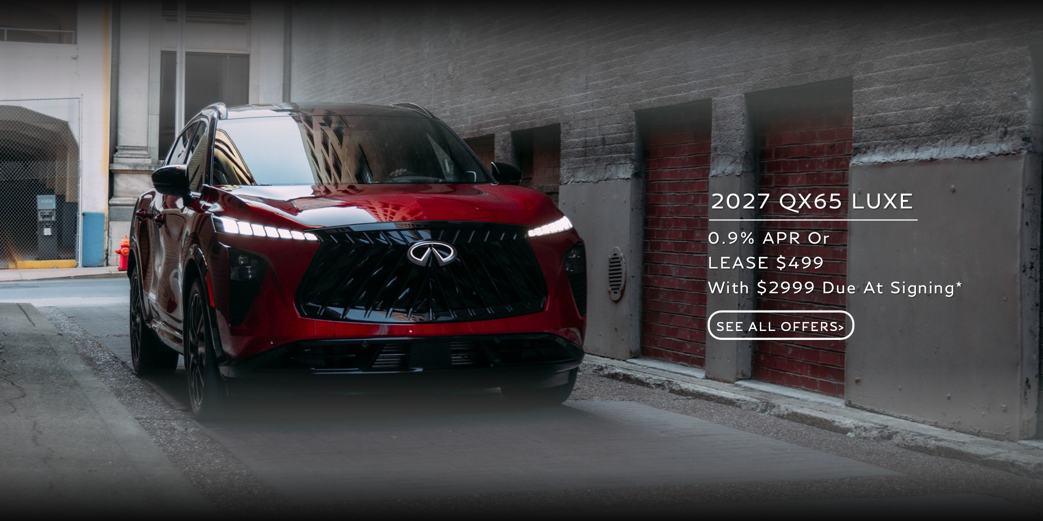 Infiniti QX65 Special Lease and Finance Deal