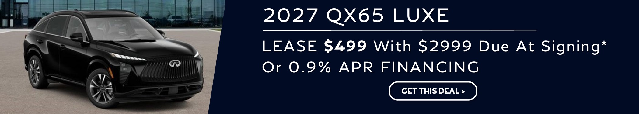 Infiniti QX65 Special Lease and Finance Deal