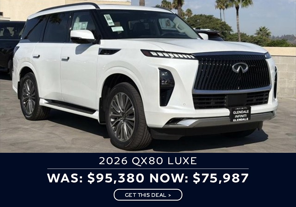 INFINITI QX80 Infiniti QX80 Special Deal for October 2026