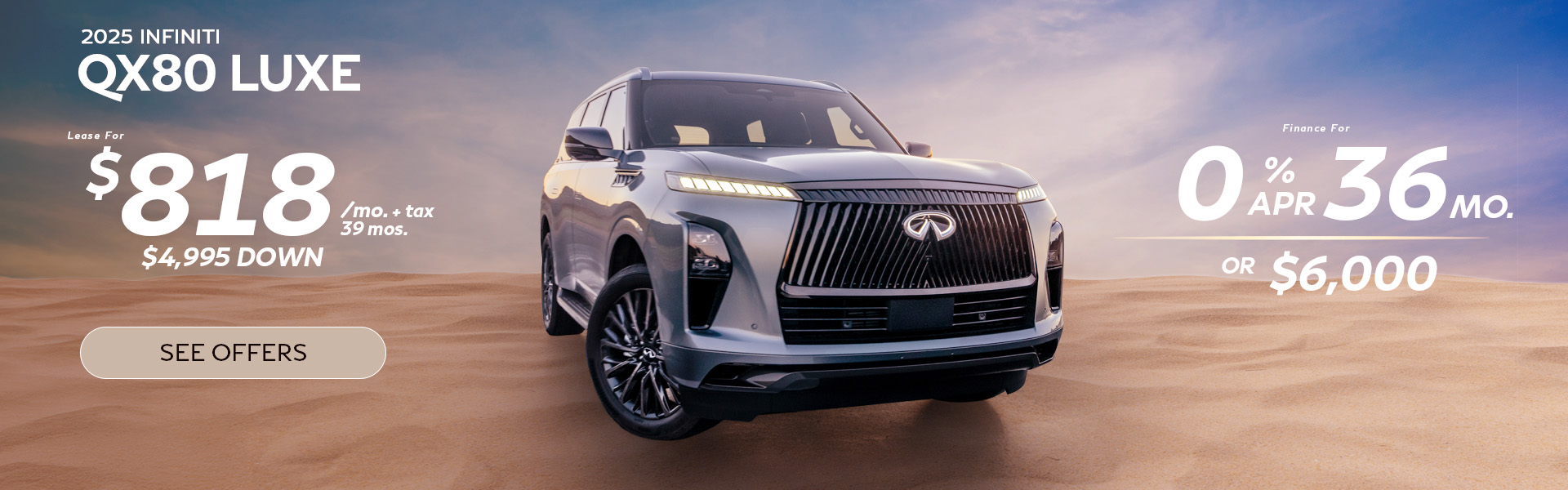 New INFINITI QX80 Lease