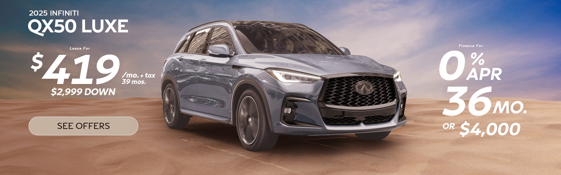 New Infiniti QX50 lease