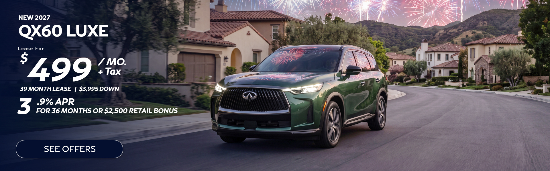 New Infiniti QX60 Lease Special