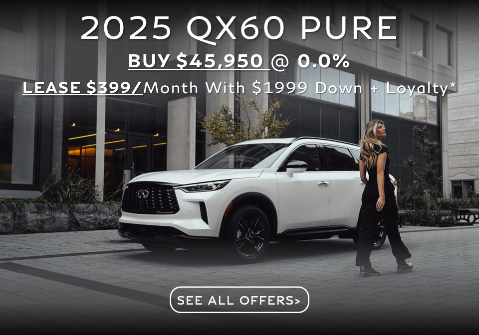 2025 Infiniti QX60 Special Lease and Special APR Finance Purchase Deal Offer