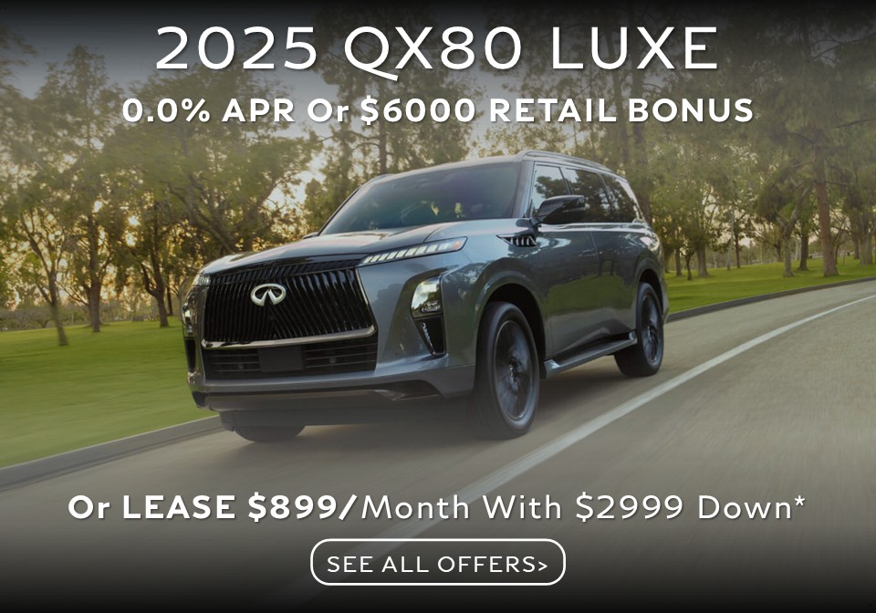 Infiniti QX80 Special APR Finance Purchase and Lease Deal