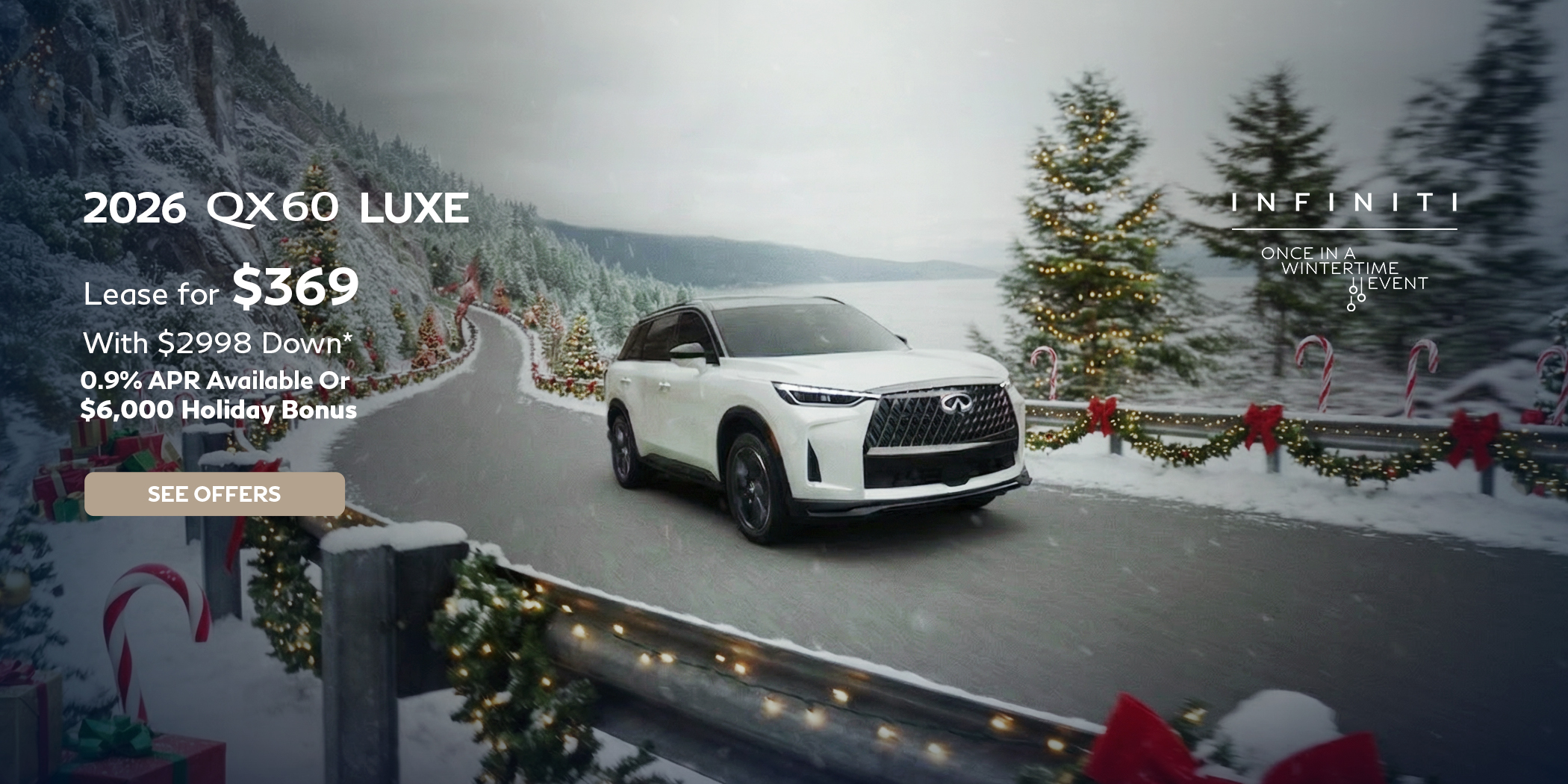 New INFINITI QX60 Lease Special