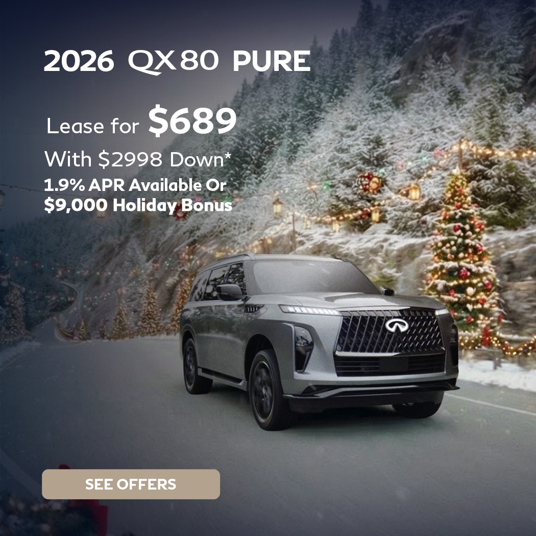 New INFINITI QX80 lease special