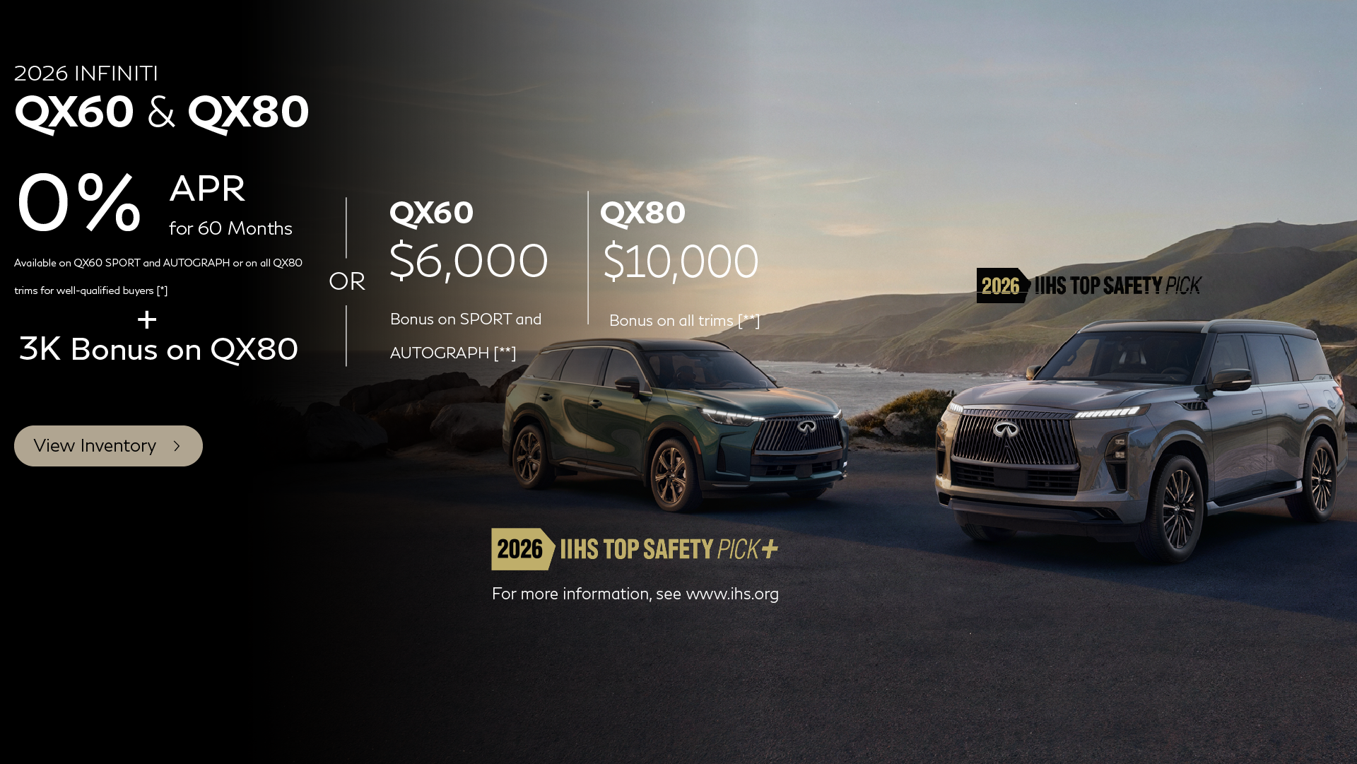 SD 2026 QX60 and QX80 Jul
