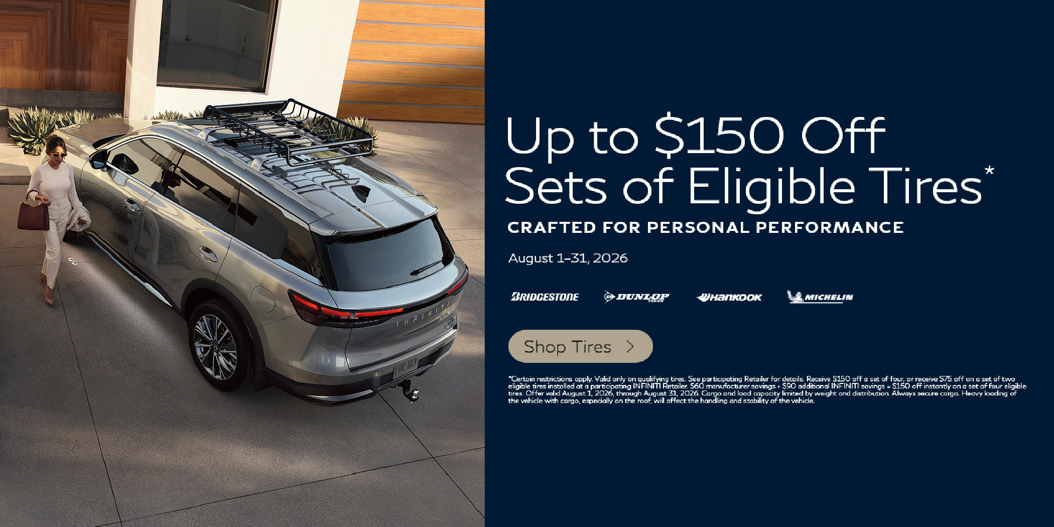 SD INFINITI Tire Offer