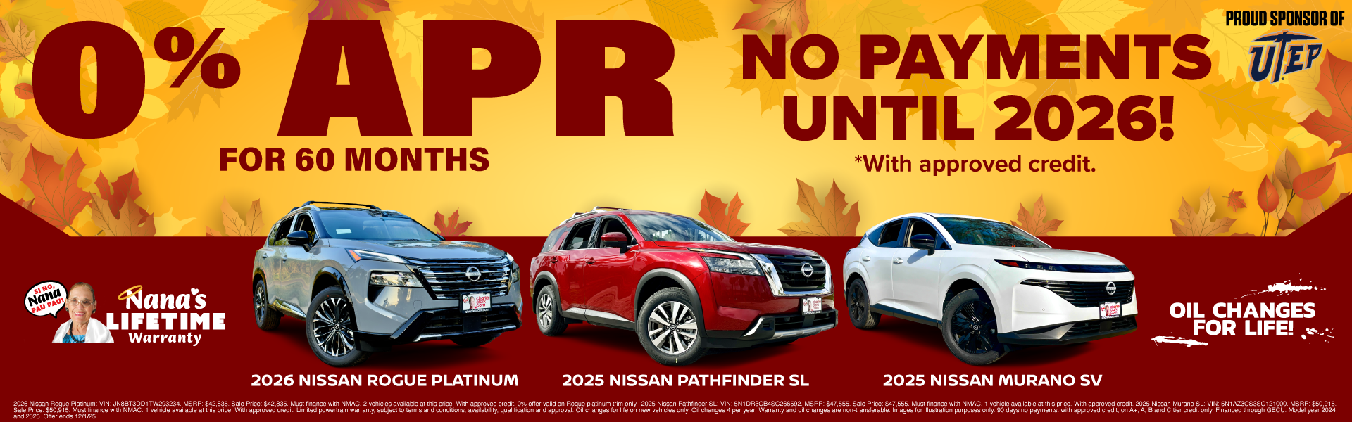 Rogue/Pathfinder/Murano multi apr