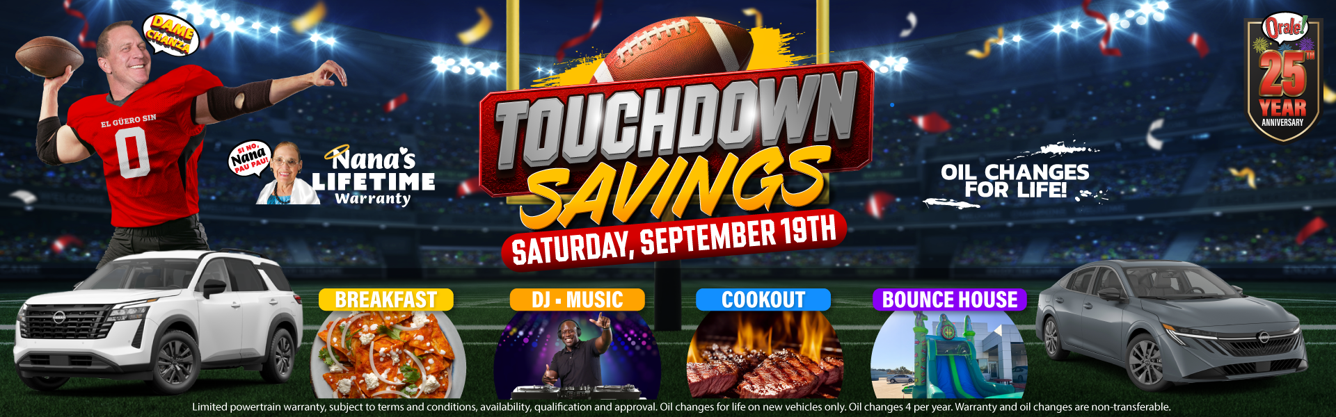 Touchdown Savings