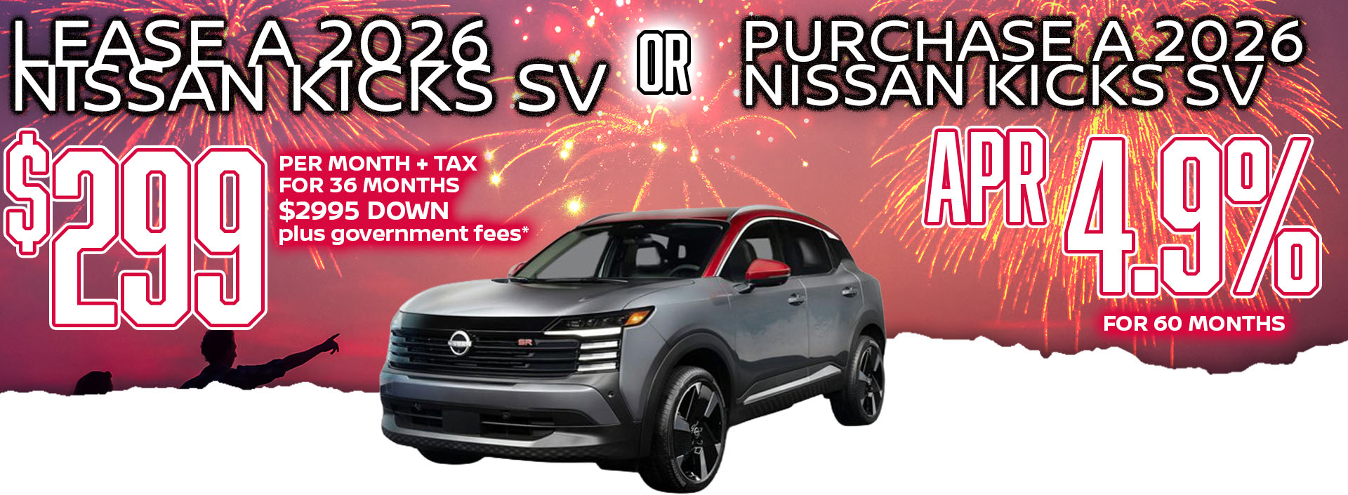 kicks lease web banner
