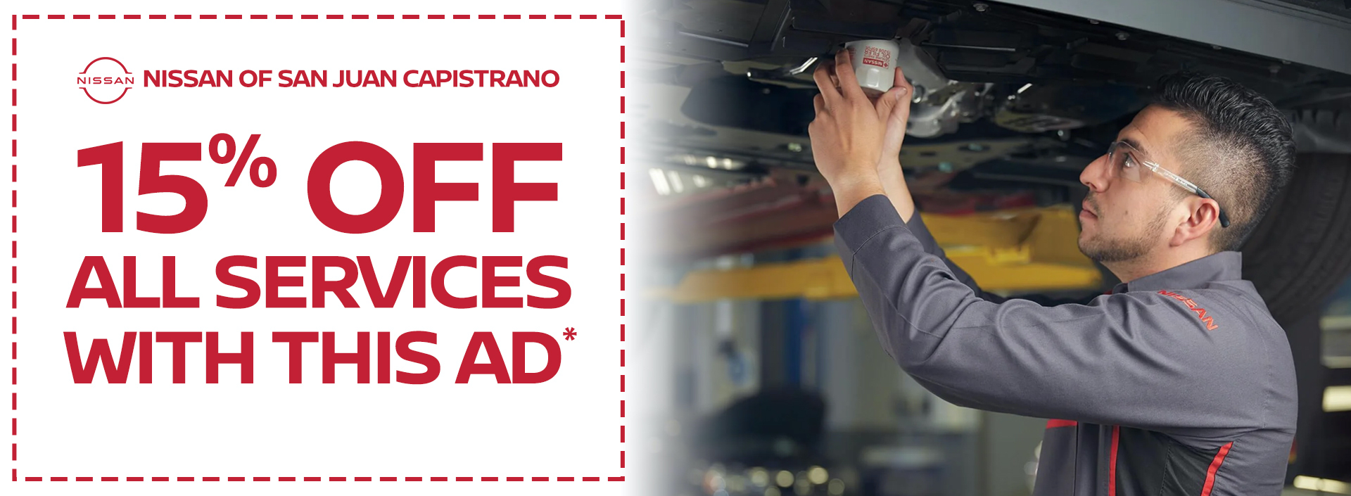 15% Off Service