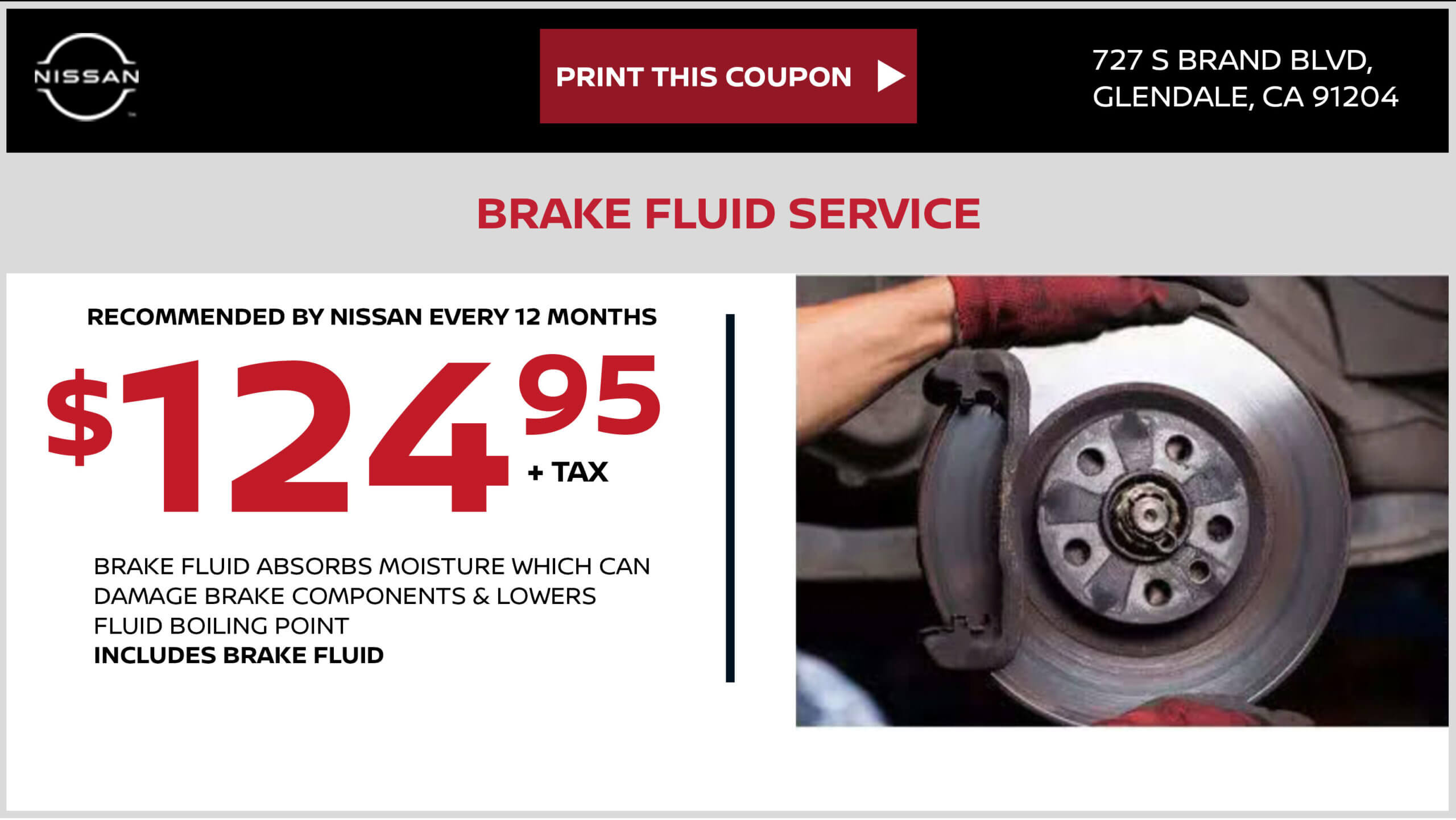 BRAKE FLUID SERVICE