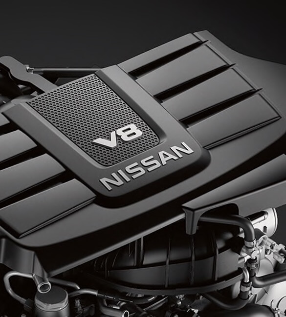 2021 Nissan Titan Endurance V8 engine