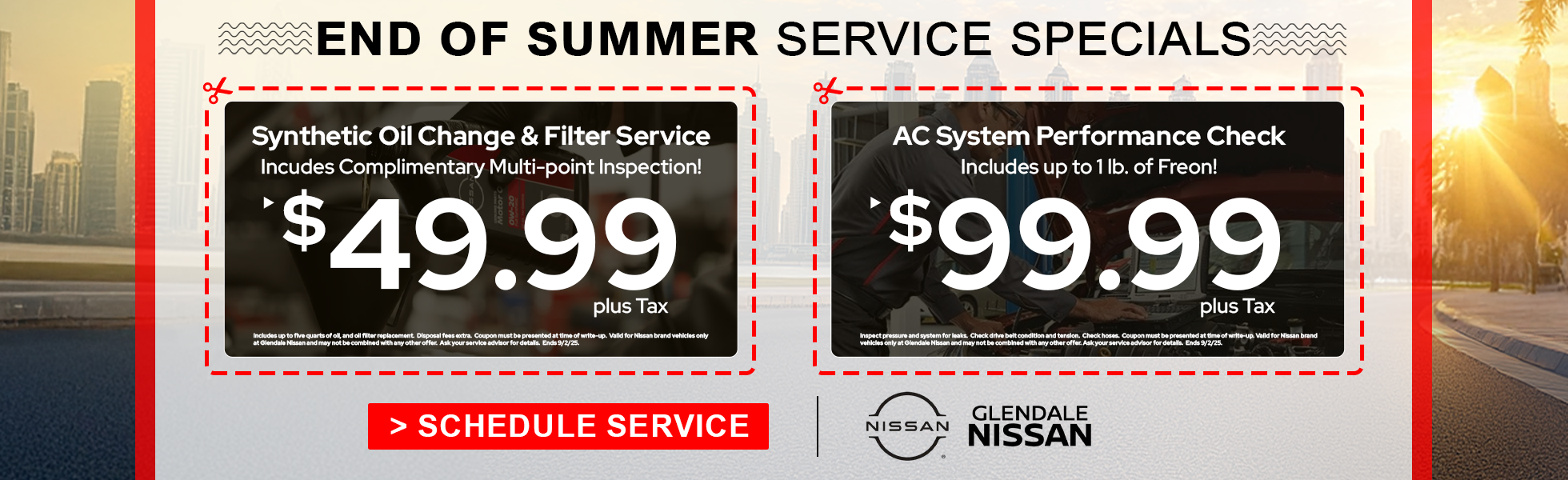 NissanTire Special Service