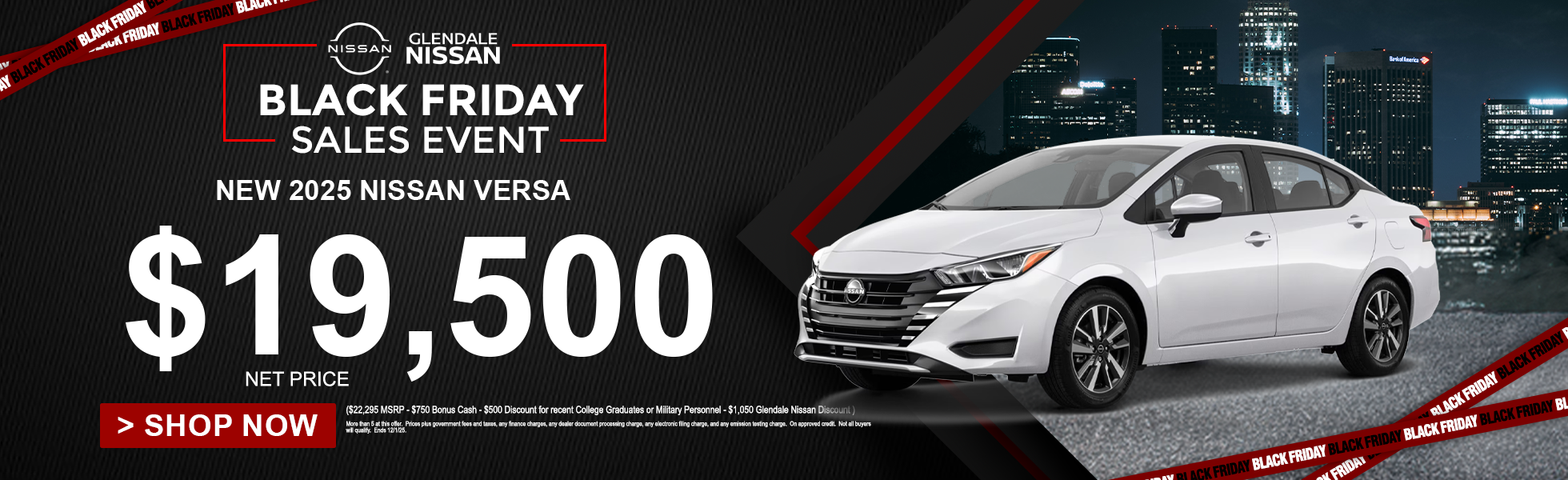 GenMotive - Versa Nissan Black Friday Sale