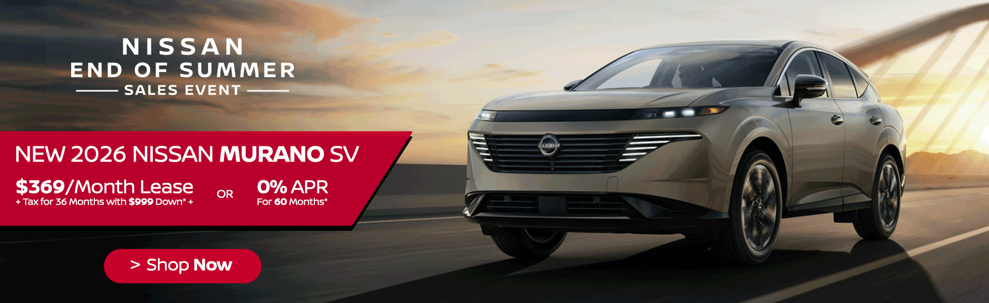 2026 Nissan Murano Lease offer