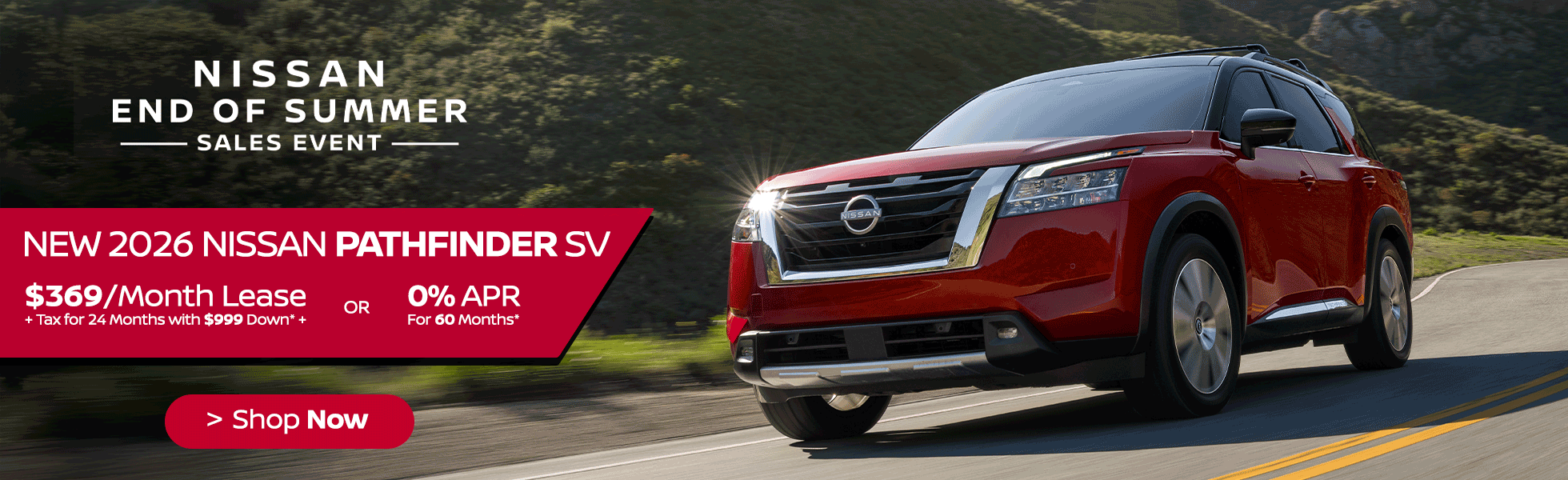 2026 Nissan Pathfinder Lease offer