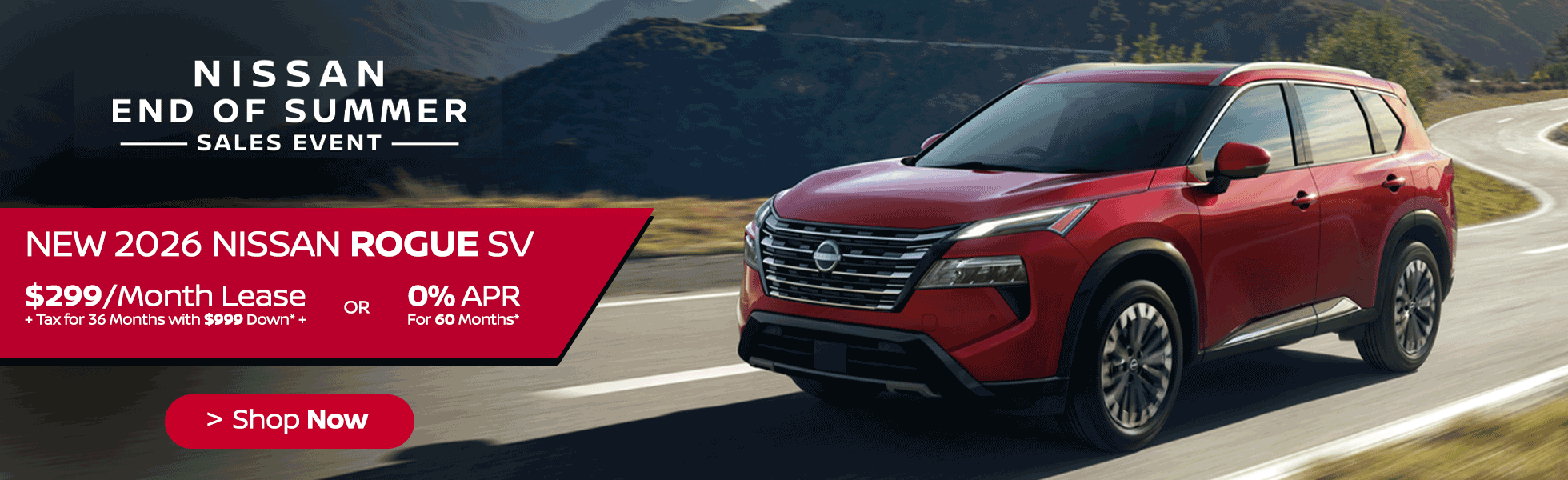 2026 Nissan Rogue Lease offer