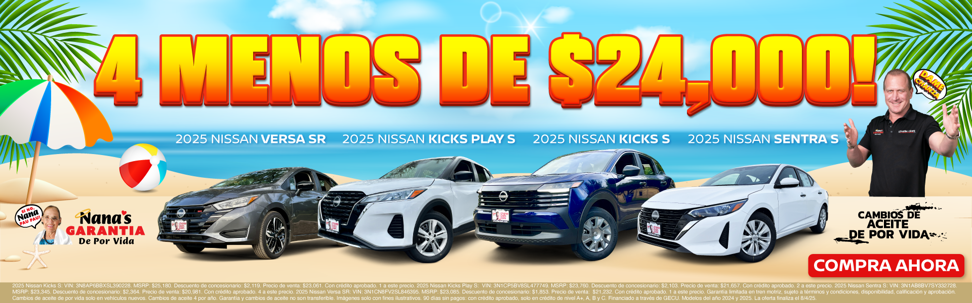4 menos de $24,000