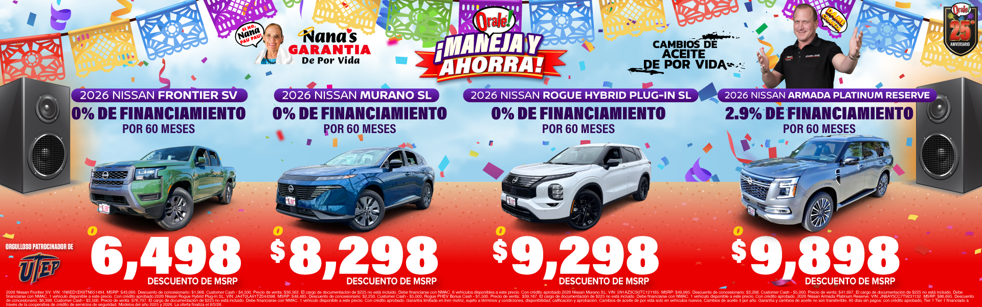 Drive Away Sale: 2026 Nissan Models Cash Offers