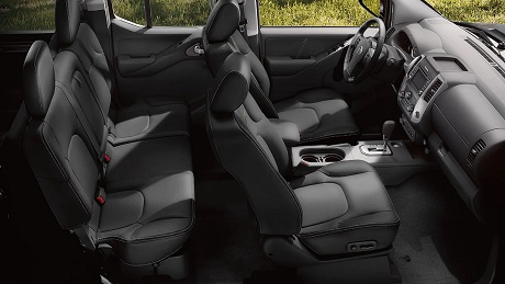 Interior appearance of the 2021 Nissan Frontier available at Rock Hill Nissan