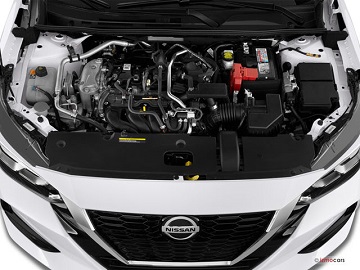 Engine appearance of the 2021 Nissan Sentra available at Rock Hill Nissan