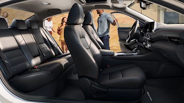 Interior appearance of the 2021 Nissan Sentra available at Rock Hill Nissan