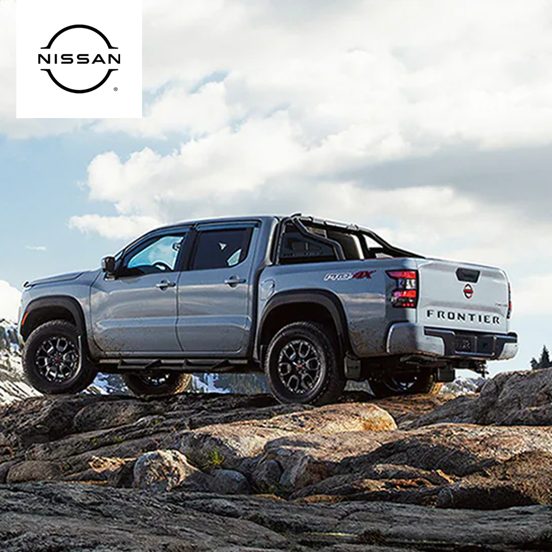 2024 Nissan Frontier Climbing Rocks