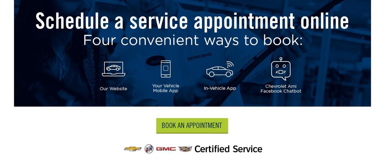 Schedule a Service Appointment Online - Book An Appointment