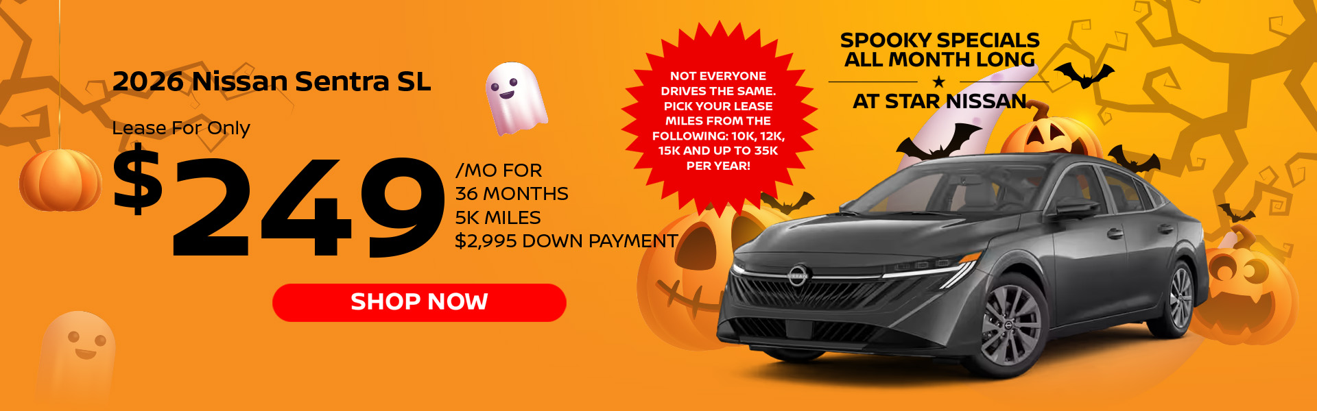hp sentra lease